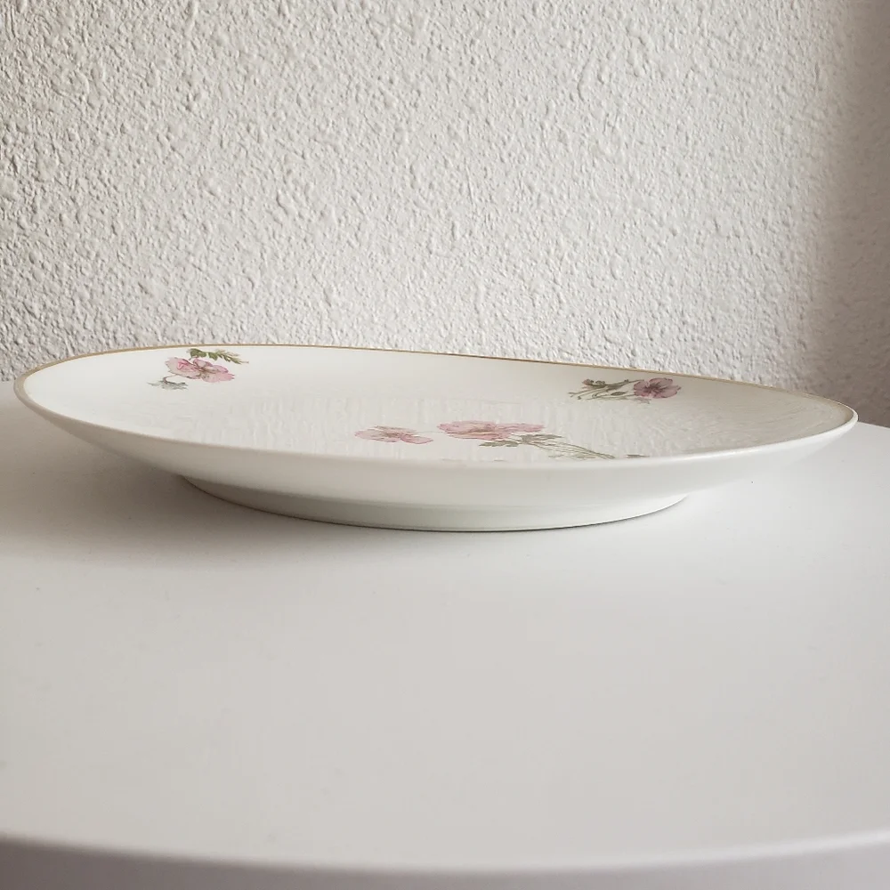 Antique MC Haviland Limoges France Handpainted Floral Round Platter 8-5/8" . - Picture 7 of 10